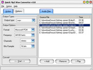 Quick MP3 WAV Converter screenshot